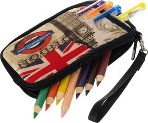 Piórnik Loren Kolorowy piórnik młodzieżowy portmonetka LOREN 529-2 2