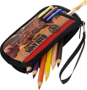 Piórnik Loren Kolorowy piórnik młodzieżowy portmonetka LOREN 529-13 2