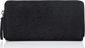 Paolo Peruzzi Portfel damski czarny w kwiaty PAOLO PERUZZI T-08-BL 2