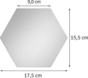 Aptel AG543D PANELE ŚCIENNE LUSTRA AKRYLOWE 17,5x15,5cm DEKORACJA 12szt 3