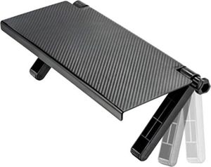 Aptel SL4A PÓŁKA NAKŁADANA NA EKRAN MONITOR TV UCHWYT 33x16,5x2,5cm czarna 3