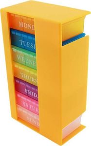 Aptel AG424B POJEMNIK ORGANIZER NA LEKI NA 7 DNI 20x11x3cm 2