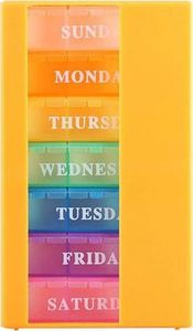 Aptel AG424B POJEMNIK ORGANIZER NA LEKI NA 7 DNI 20x11x3cm 3