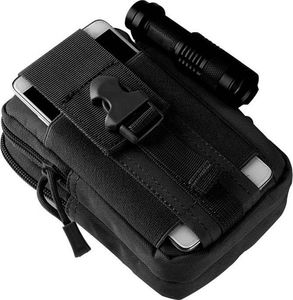 Aptel Bq11a Nerka Biodrówka Saszetka Na Pasek Spodni 16x10x6 Cm Czarna 2