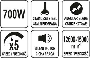 Blender Yato BLENDER RĘCZNY 700W universal 4