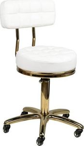 Activeshop Krzesło kosmetyczne GOLD AM-961 białe universal 1
