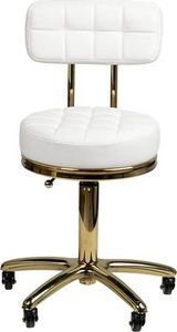 Activeshop Krzesło kosmetyczne GOLD AM-961 białe universal 2