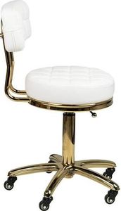 Activeshop Krzesło kosmetyczne GOLD AM-961 białe universal 3