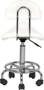 Activeshop Taboret kosmetyczny 6001 biały universal 3
