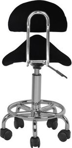 Activeshop Taboret kosmetyczny 6001 czarny universal 3