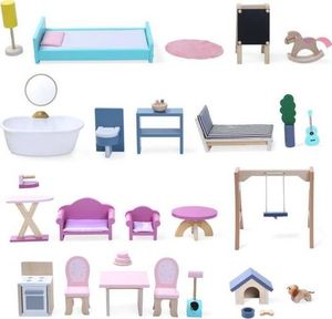 Ecotoys Domek dla lalek Rezydencja Maya 28 el. 5