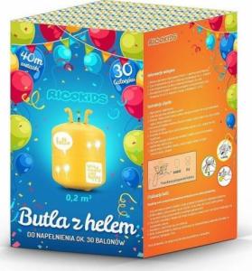 Global income Butla z helem 0,42m3 Ricokids 50 balonów i wstążka 60m 6
