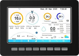 Stacja pogodowa Steinberg Bezprzewodowa stacja meteorologiczna pogodowa solarna 7w1 LCD WiFi 100m Bezprzewodowa stacja meteorologiczna pogodowa solarna 7w1 LCD WiFi 100m 4