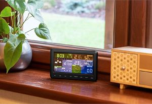 Stacja pogodowa Steinberg Bezprzewodowa stacja meteorologiczna pogodowa solarna LCD WiFi 100m Bezprzewodowa stacja meteorologiczna pogodowa solarna LCD WiFi 100m 7