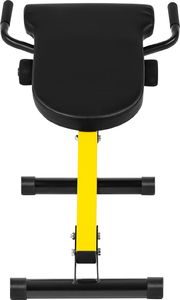 Gymrex Ławka rzymska treningowa do ćwiczenia pleców brzucha składana regulowana do 130 kg 4