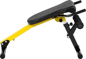 Gymrex Ławka rzymska treningowa do ćwiczenia pleców brzucha składana regulowana do 130 kg 6