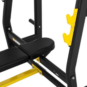 Gymrex Ławka treningowa do wyciskania ze stojakami pod sztangę prosta 155-190 cm do 135 kg 2