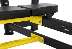 Gymrex Ławka treningowa do wyciskania ze stojakami pod sztangę prosta 155-190 cm do 135 kg 4