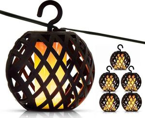 Kinkiet Saska Garden Lampki solarne - kule ogniowe LED, 5 sztuk universal 3