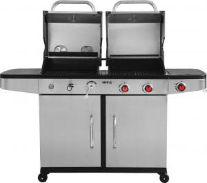 Yato Brak Grill ogrodowy gazowo-węglowy 8.2 kW 42 cm x 45 cm 2