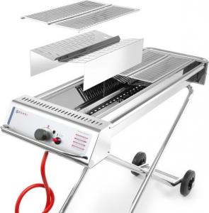 Hendi Xenon Pro Grill ogrodowy gazowy 7.5 kW 26 cm x 86 cm 4