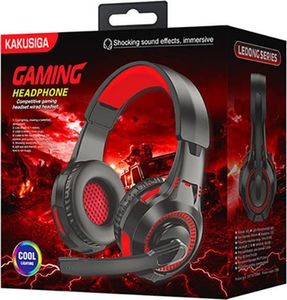 Słuchawki Kaku KSC-586 Czerwone (6921042118581) 5