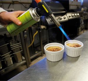 Meva Palnik gastronomiczny na kartusze do Creme Brulle 1kW Palnik gastronomiczny na kartusze do Creme Brulle 1kW 2