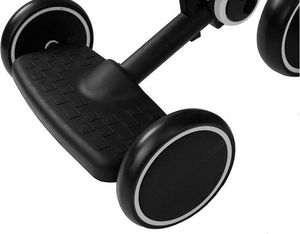 Lean Sport Rower Na Pedały Biegowy Trójkołowy Czarno-Biały 5