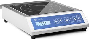 Płyta wolnostojąca Royal Catering Kuchenka płyta indukcyjna przenośna 1 pole grzewcze śr. 28 cm LCD 3500 W Kuchenka płyta indukcyjna przenośna 1 pole grzewcze śr. 28 cm LCD 3500 W 2