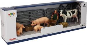 Figurka Lean Sport Zwierzęta Farma - Rolnik, koń, świnka, owca, krowa (7115) 3