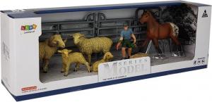 Figurka Lean Sport Zwierzęta Farma - Rolnik, koń, świnka, owca, krowa (7115) 5