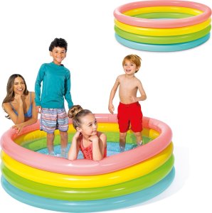 Intex Basen dmuchany Tęcza 4 pierścienie 168 x 46 cm (56441) 2