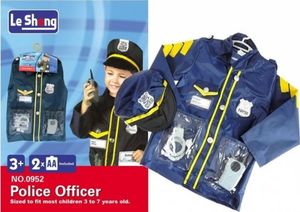 Lean Sport Strój Przebranie Policjanta + Akcesoria Odznaka 1
