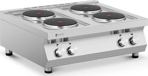 Płyta wolnostojąca Royal Catering Kuchnia elektryczna 4-płytowa nastawna śr. 22 cm 4 x 2600 W 400 V ITALY Kuchnia elektryczna 4-płytowa nastawna śr. 22 cm 4 x 2600 W 400 V ITALY 2