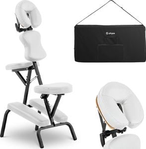 Physa Krzesło do masażu składane do 130 kg białe Krzesło do masażu składane do 130 kg białe 1