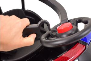 Import SUPER-TOYS Jeździk Policja Czarny (CH9958) 15