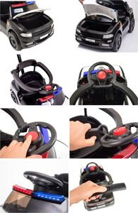 Import SUPER-TOYS Jeździk Policja Czarny (CH9958) 22