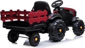 Import SUPER-TOYS WIELKI TRAKTOR NA AKUMULATOR Z PRZYCZEPĄ, MIĘKKIE KOŁA, MIĘKKIE SIEDZENIE/BDM0925 25