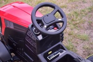 Import SUPER-TOYS WIELKI TRAKTOR NA AKUMULATOR Z PRZYCZEPĄ, MIĘKKIE KOŁA, MIĘKKIE SIEDZENIE/BDM0925 8