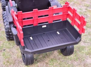 Import SUPER-TOYS WIELKI TRAKTOR NA AKUMULATOR Z PRZYCZEPĄ, MIĘKKIE KOŁA, MIĘKKIE SIEDZENIE/BDM0925 10