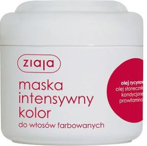 Ziaja Maska do włosów intensywny kolor olej rycynowy 200 ml 1