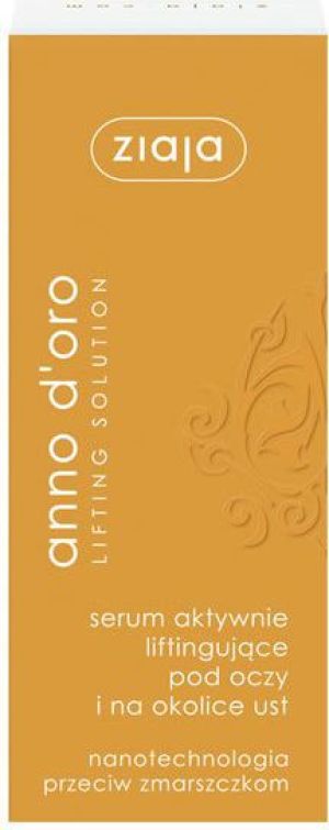Ziaja Anno d'oro serum pod oczy liftingujące 3