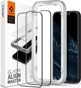 Spigen Szkło Spigen x2 ALM Glas.tR FC do Apple iPhone 13 Pro Max Black 1