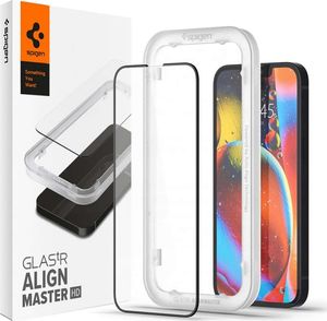 Spigen Szkło hartowane Spigen ALM Glass FC do Apple iPhone 13/ 13 Pro Black 1