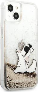 Karl Lagerfeld Karl Lagerfeld KLHCP13MGCFD iPhone 13 6,1" złoty/gold hardcase Liquid Glitter Choupette Fun 4