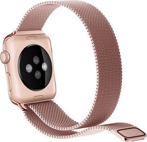 Puro Puro Milanese Magnetic Band - Pasek ze stali nierdzewnej do Apple Watch 38/40 mm (różowe złoto) 2