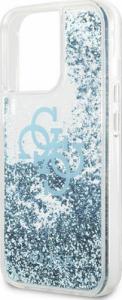 Guess Guess GUHCP13LLG4GBL iPhone 13 Pro / 13 6,1" niebieski/blue hardcase 4G Big Liquid Glitter 6