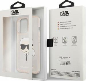 Karl Lagerfeld Karl Lagerfeld KLHCP13LKHTUGLGO iPhone 13 Pro / 13 6,1" złoty/gold hardcase Glitter Karl`s Head 8