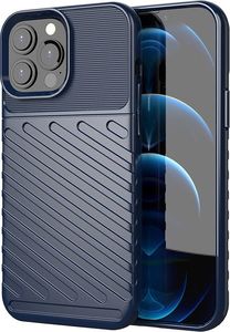 Hurtel Thunder Case elastyczne pancerne etui pokrowiec iPhone 13 Pro Max niebieski 1