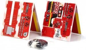 Moneks Straż pożarna model do złożenia 3D napęd pull back 12